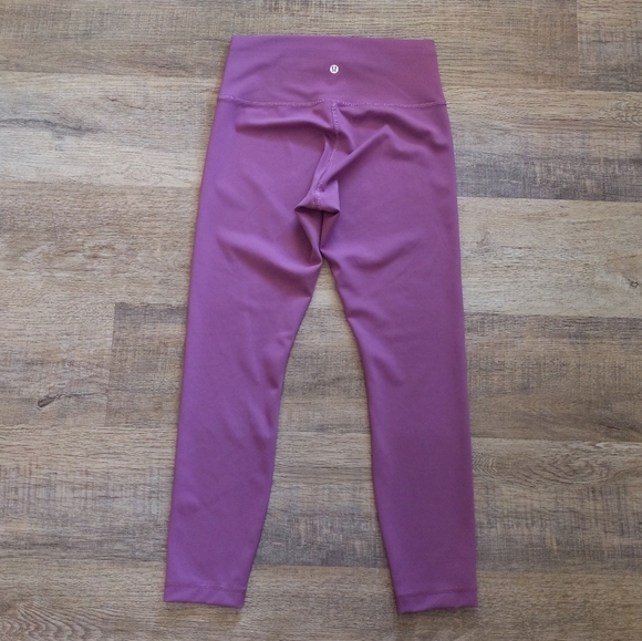 Lululemon Wunder Train HR Tight 25" Vintage Plum Size 8 - Picture 8 of 16